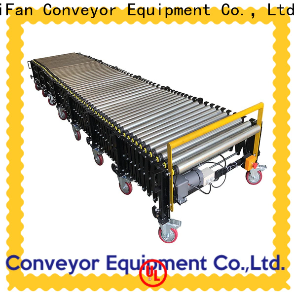 YiFan Conveyor Wholesale flexible powered roller conveyor for business for workshop