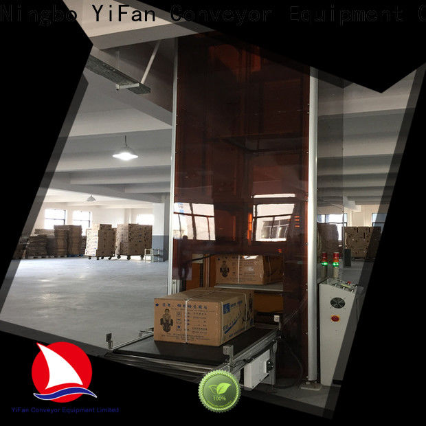 YiFan Conveyor New vertical pallet conveyor company for factory