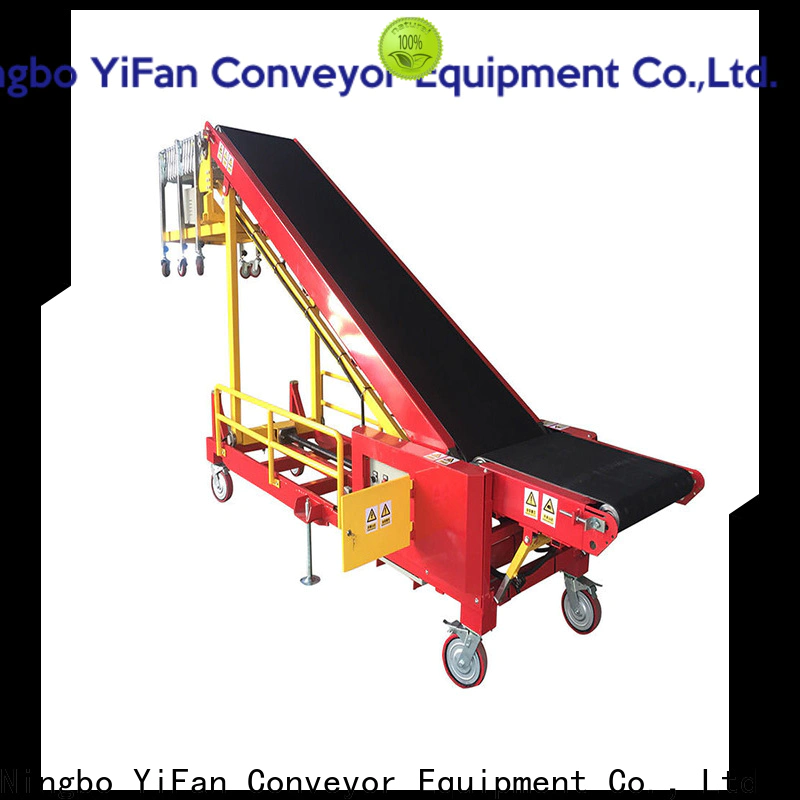 Custom truck loading belt conveyor container suppliers for airport