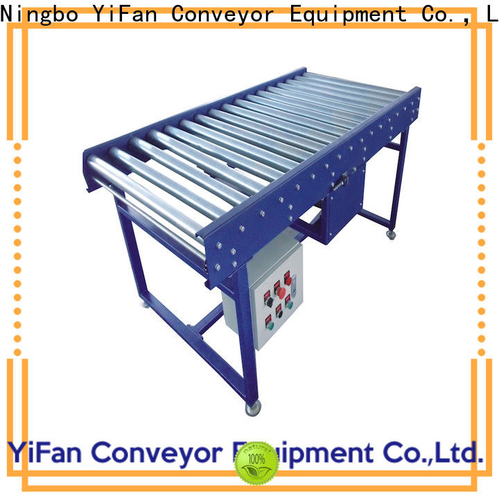 Custom conveyor manufacturers motorized suppliers for workshop