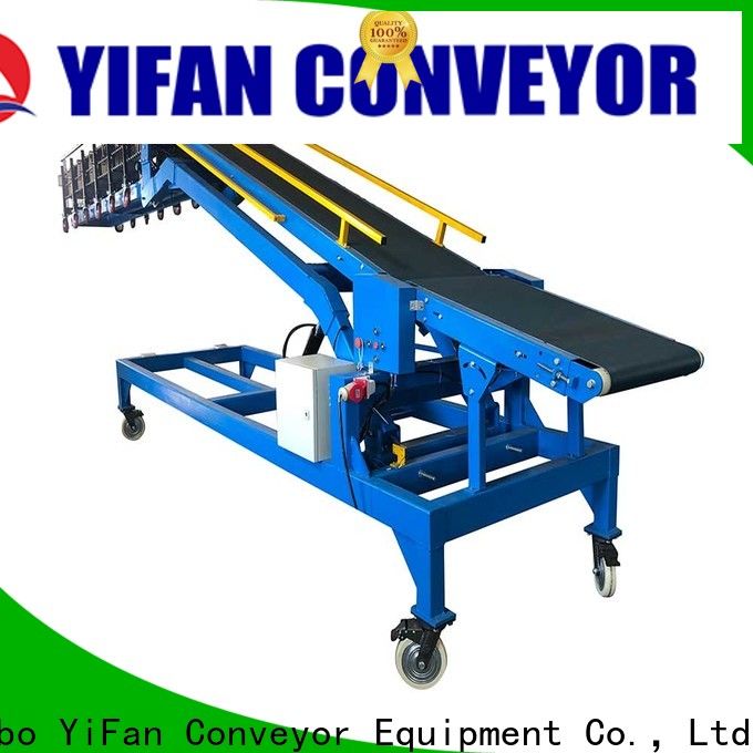 Top truck loading unloading conveyor system factory for airport