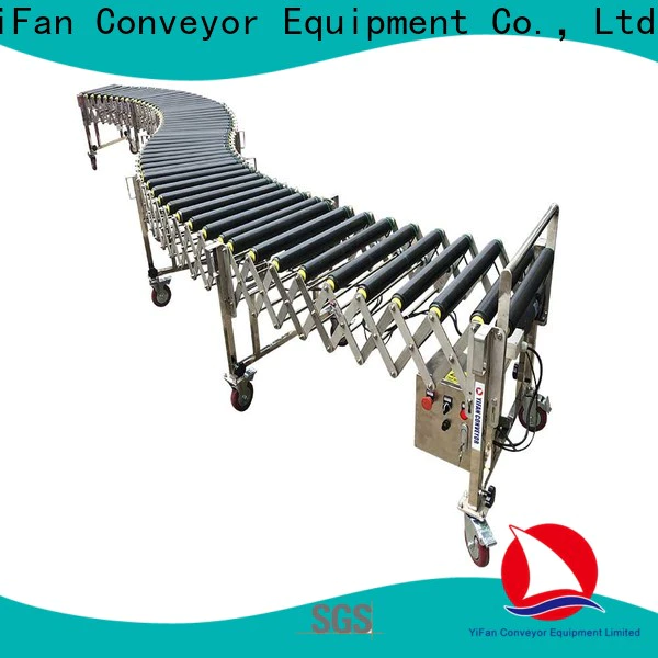 Custom angled roller conveyor durable suppliers for harbor
