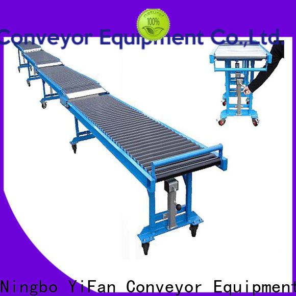 YiFan Conveyor Latest stainless steel gravity roller conveyor supply for seaport