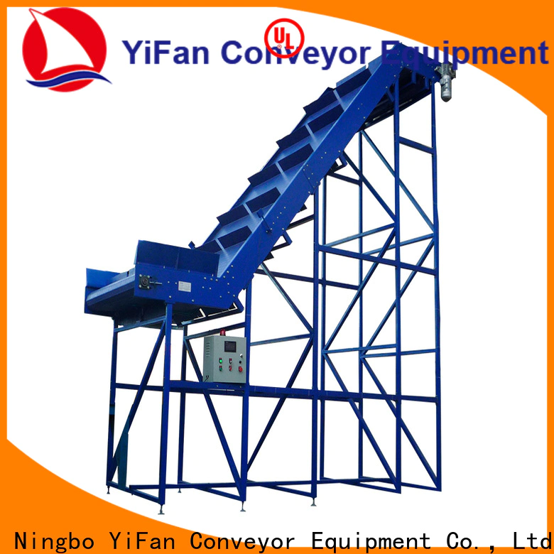 YiFan Conveyor assembly grain belt conveyor manufacturers for daily chemical industry