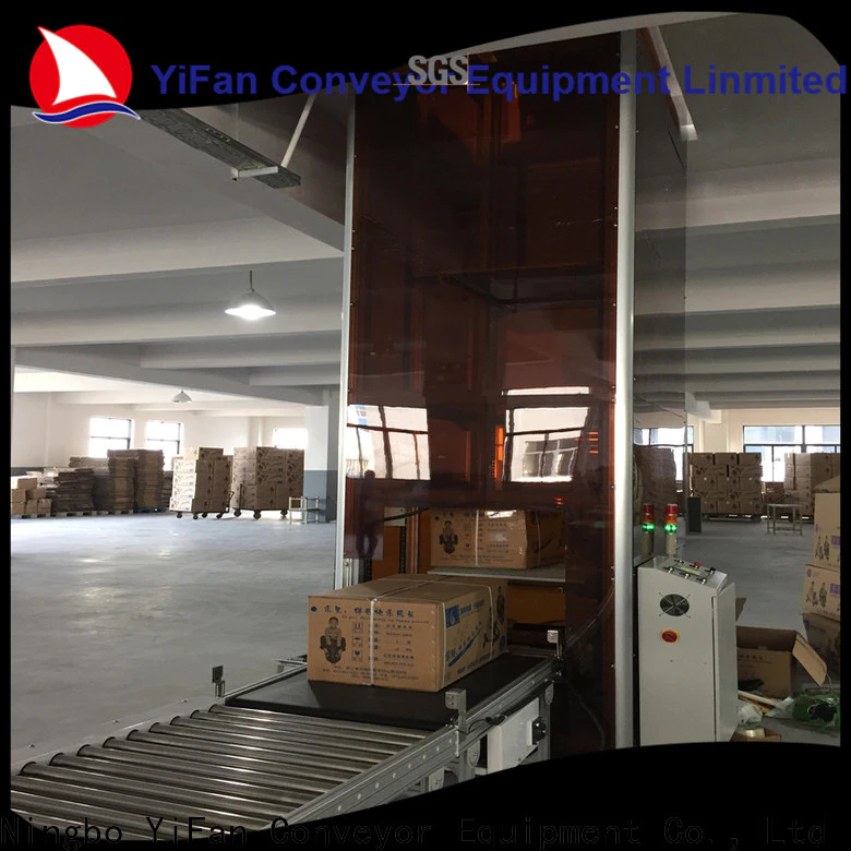 YiFan Conveyor continuous lifting conveyor factory for warehouse