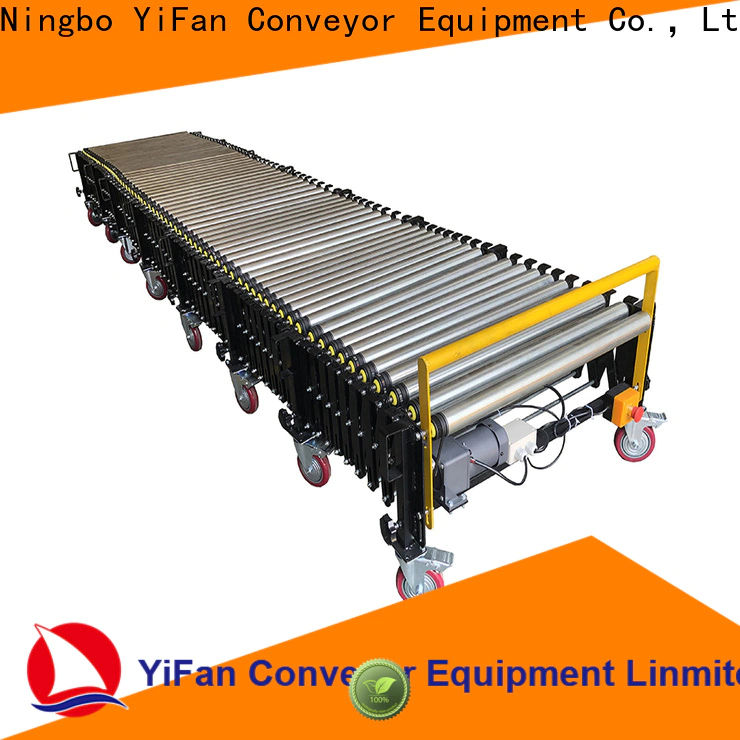 YiFan Conveyor belt flexible powered roller conveyor suppliers for storehouse