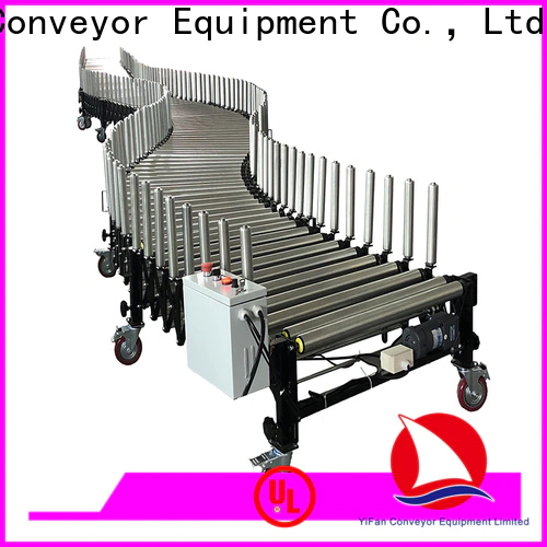 Custom flexible roller conveyor coated company for harbor