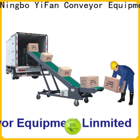 YiFan Conveyor Top container unloading ramp company for warehouse