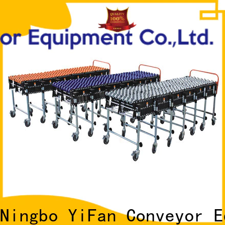 YiFan Conveyor tracking powered skate wheel conveyor manufacturers for workshop
