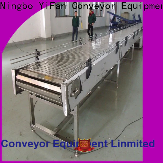YiFan Conveyor flexible top chain conveyor factory for cosmetics industry