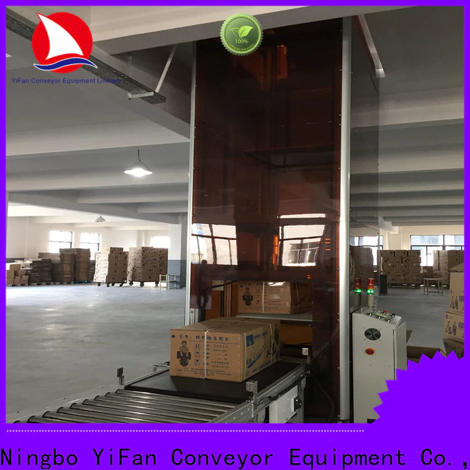 YiFan Conveyor vertical z type conveyor suppliers for workshop