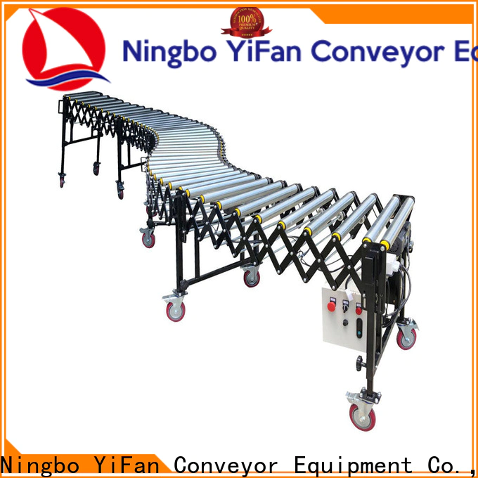 YiFan Conveyor flexible 180 degree conveyor company for workshop