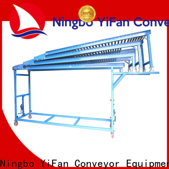 YiFan Conveyor mobile stainless steel gravity roller conveyor company for grain transportation