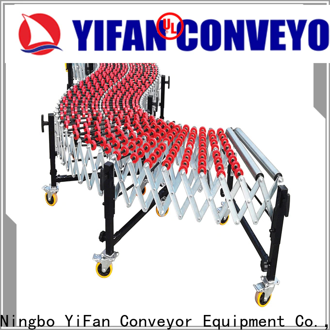YiFan Conveyor 600mm roller wheel conveyor suppliers for storehouse