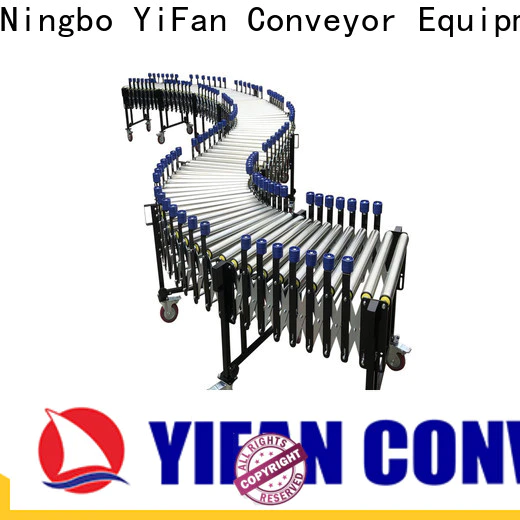 YiFan Conveyor New flexible roller conveyor supply for warehouse logistics