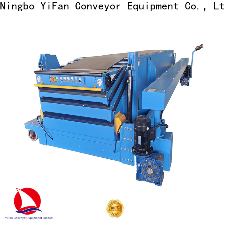YiFan Conveyor 40ft flat belt conveyor company for warehouse