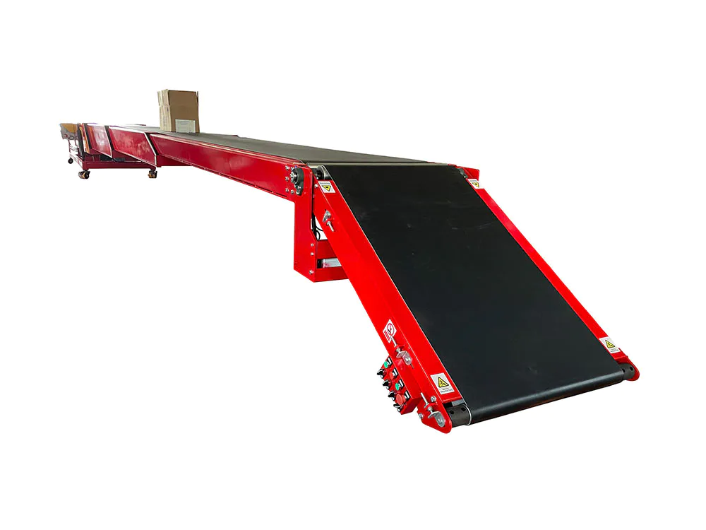 Extendable/Telescopic Belt Conveyor with Drop Nose Lift Up and Down
