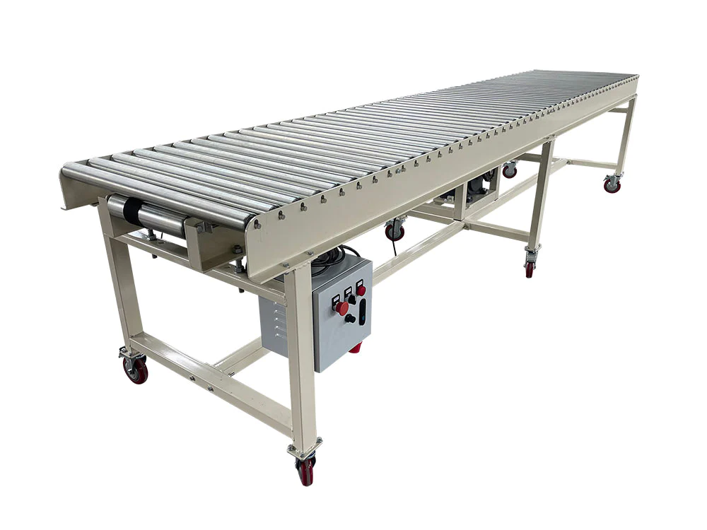 Powered Roller Conveyor driven by Friction Belt