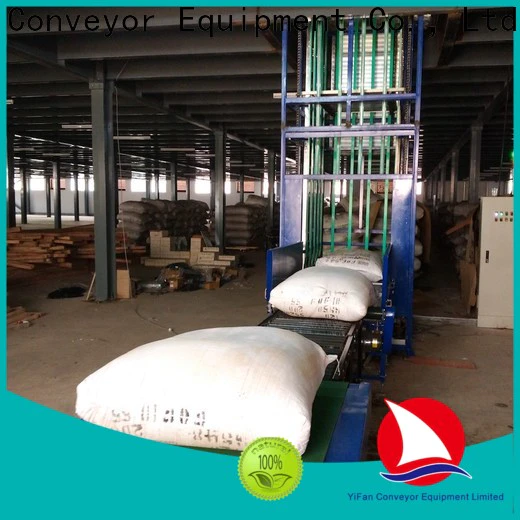 YiFan Conveyor lifting bucket elevator company for dock