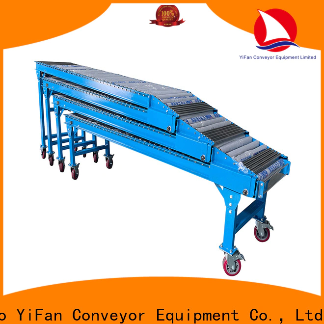 Top gravity roller mobile company for food factory