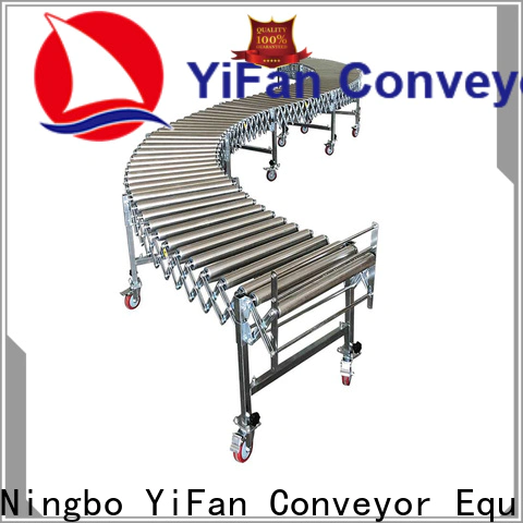 YiFan Conveyor steel roller track conveyor company for warehouse logistics