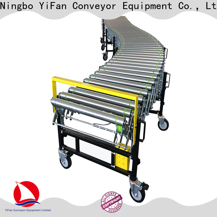 YiFan Conveyor High-quality adjustable height roller conveyor factory for storehouse