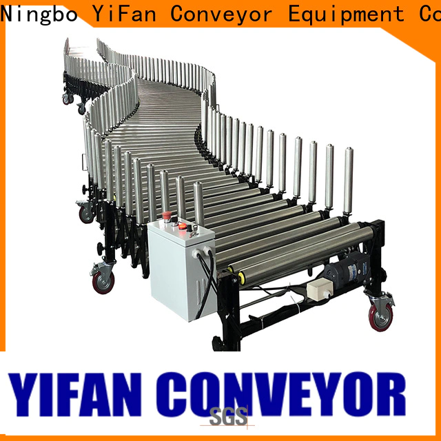 YiFan Conveyor Top 90 degree roller conveyor supply for warehouse