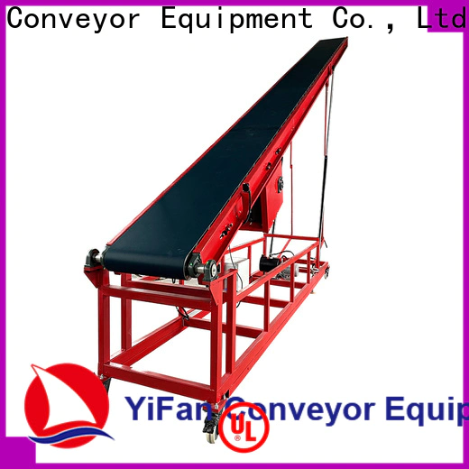 YiFan Conveyor Top cleated belt conveyor supply for workshop