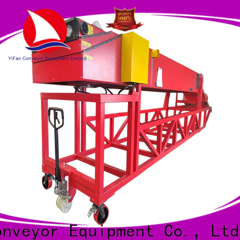 YiFan Conveyor unloading concrete conveyor belt suppliers for workshop