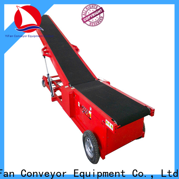 YiFan Conveyor Latest truck unloading equipment company for factory