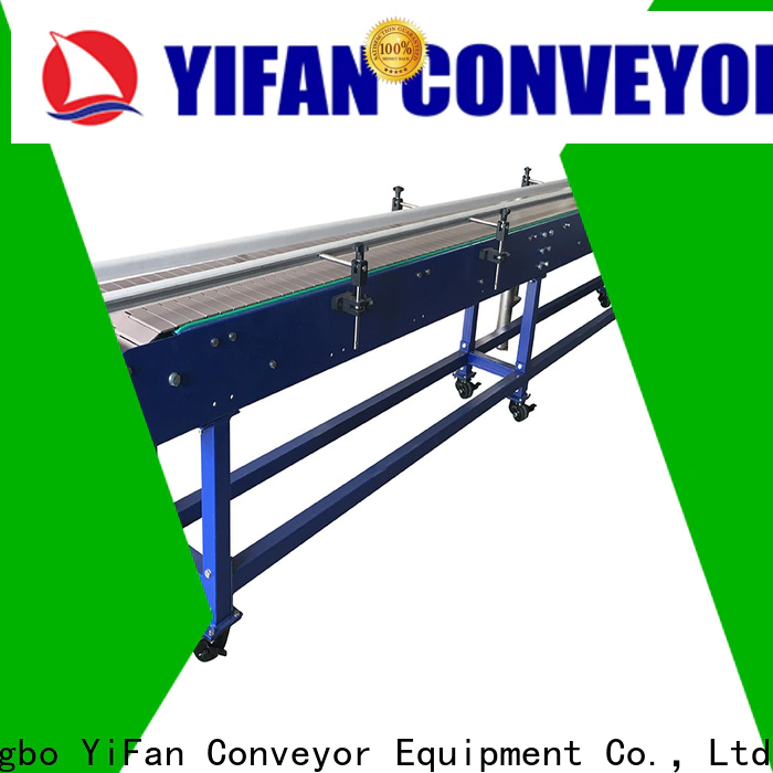 YiFan Conveyor stainless slat conveyor factory for printing industry