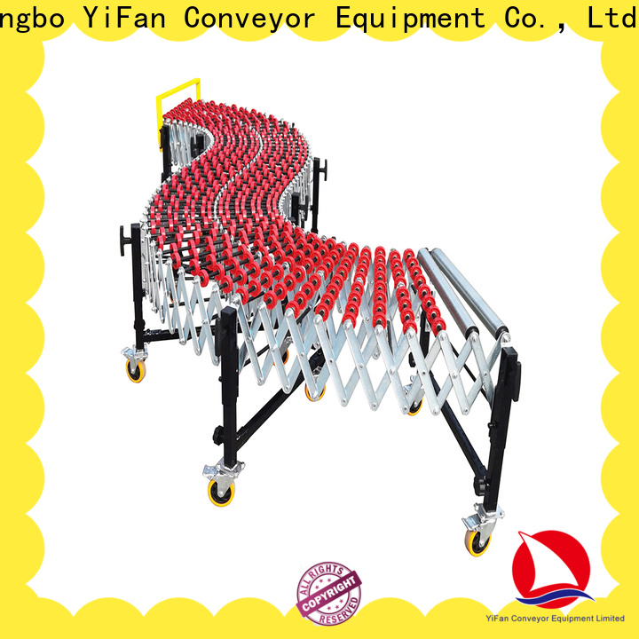 YiFan Conveyor flexible curve roller conveyor suppliers for storehouse