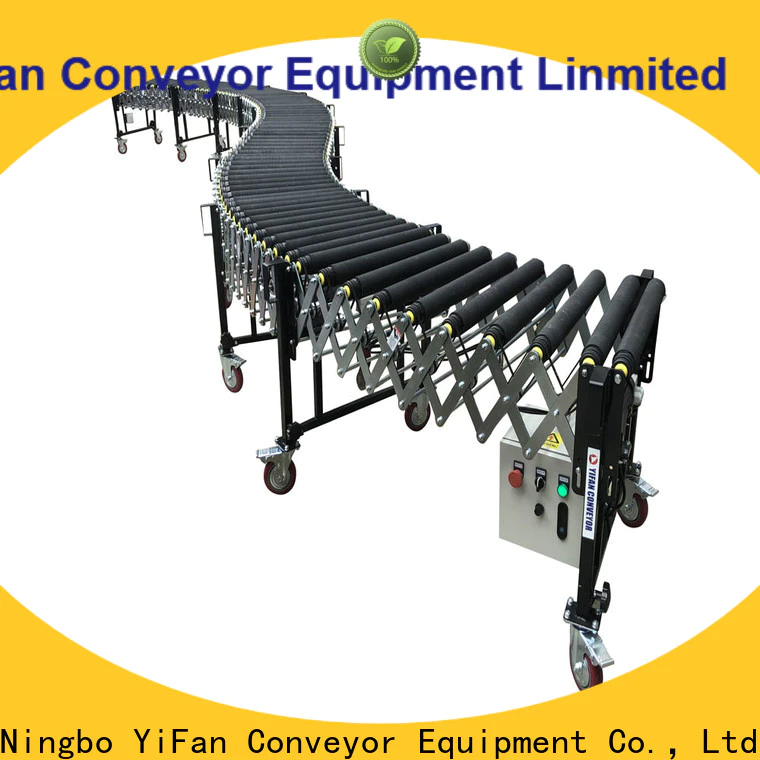 YiFan Conveyor rubber container conveyor supply for storehouse