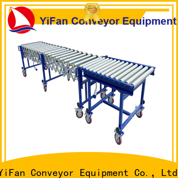 Top 90 degree roller conveyor powered supply for factory