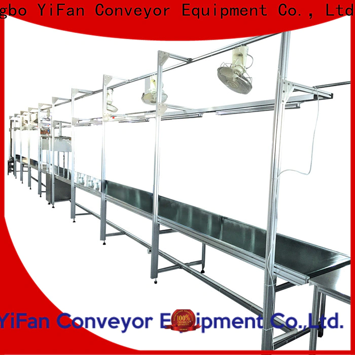 YiFan Conveyor food cotton conveyor belt suppliers for daily chemical industry