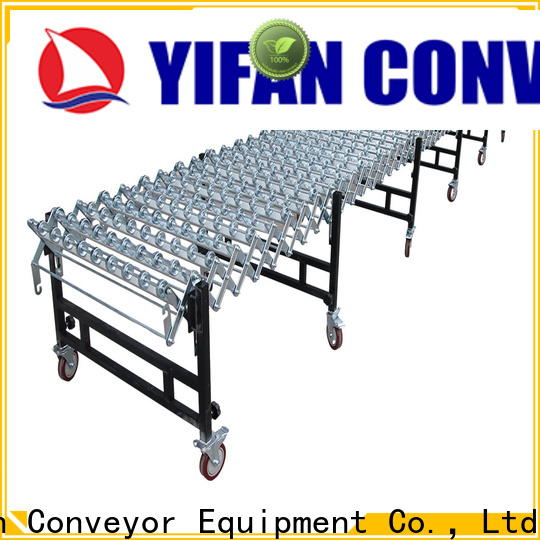 YiFan Conveyor flexible portable roller conveyor company for warehouse