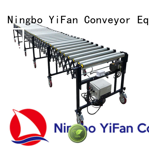 YiFan rubber flexible motorized roller conveyor factory for factory