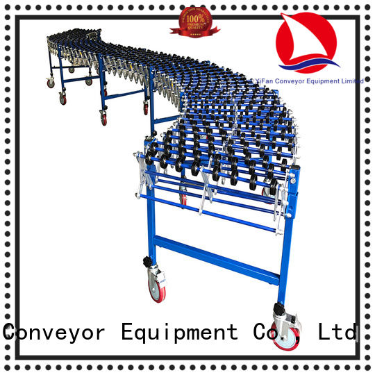 YiFan trustworthy roller wheel conveyor for harbor