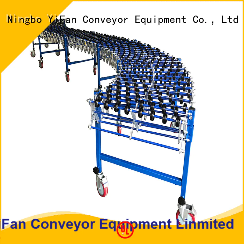 YiFan flexible gravity skate wheel conveyor competitive price for dock