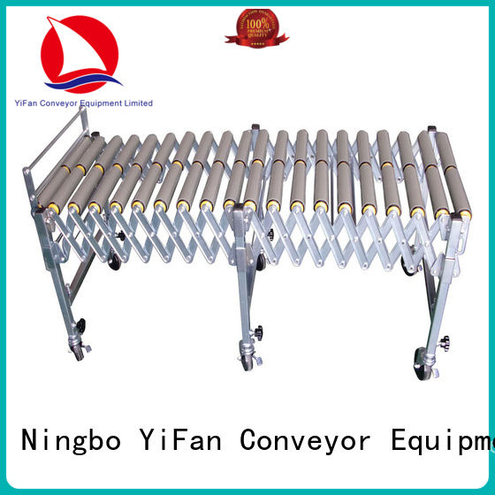 YiFan stainless gravity roller conveyor factory price for warehouse logistics