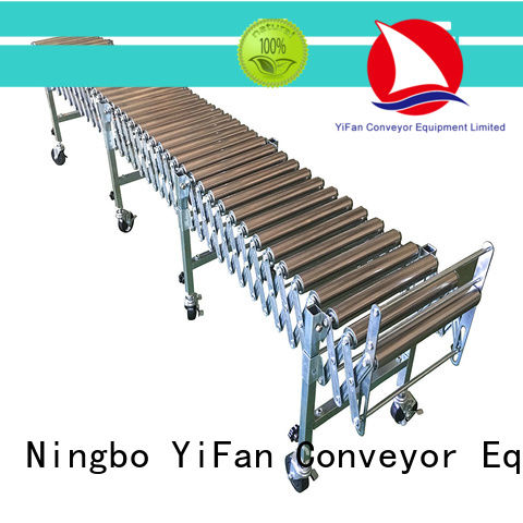 YiFan 5 star services flexible gravity roller conveyor for-sale for warehouse logistics