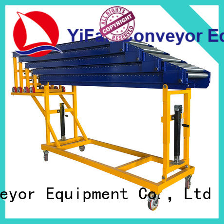 YiFan telescopic conveyor manufacturers export worldwide for warehouse