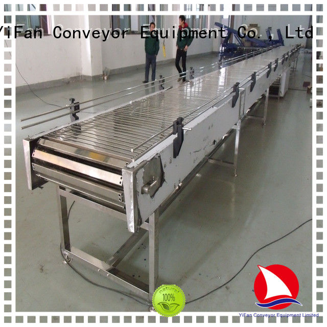 durable slat chain conveyor flexible request for quote for cosmetics industry