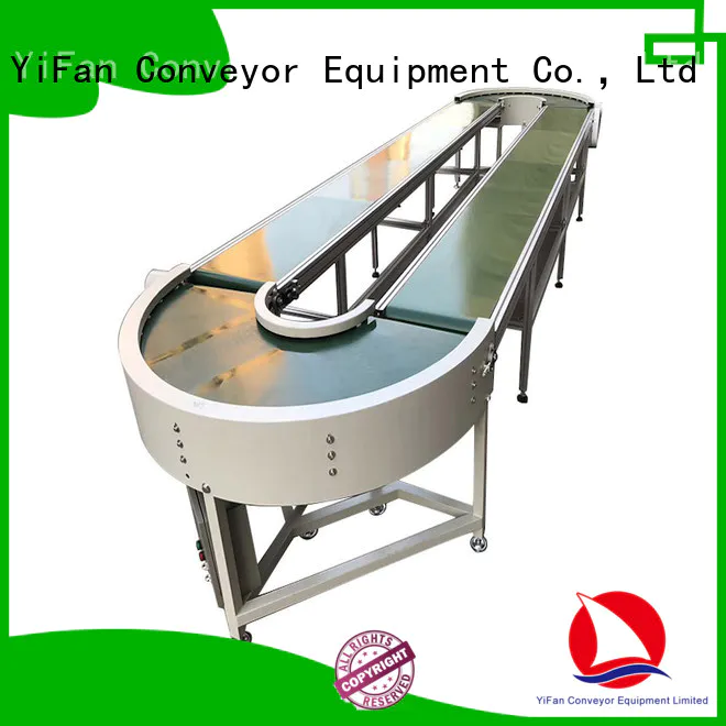 YiFan 2019 new designed rubber conveyor belt suppliers with bottom price for medicine industry