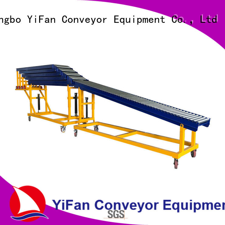 YiFan gravity powered roller conveyor system request for quote for storehouse