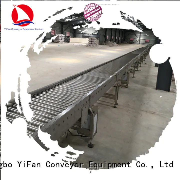 YiFan stainless roller conveyor suppliers from China for workshop
