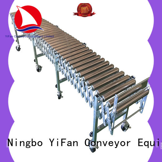 YiFan long-lasting durability roller conveyor system factory price for warehouse logistics