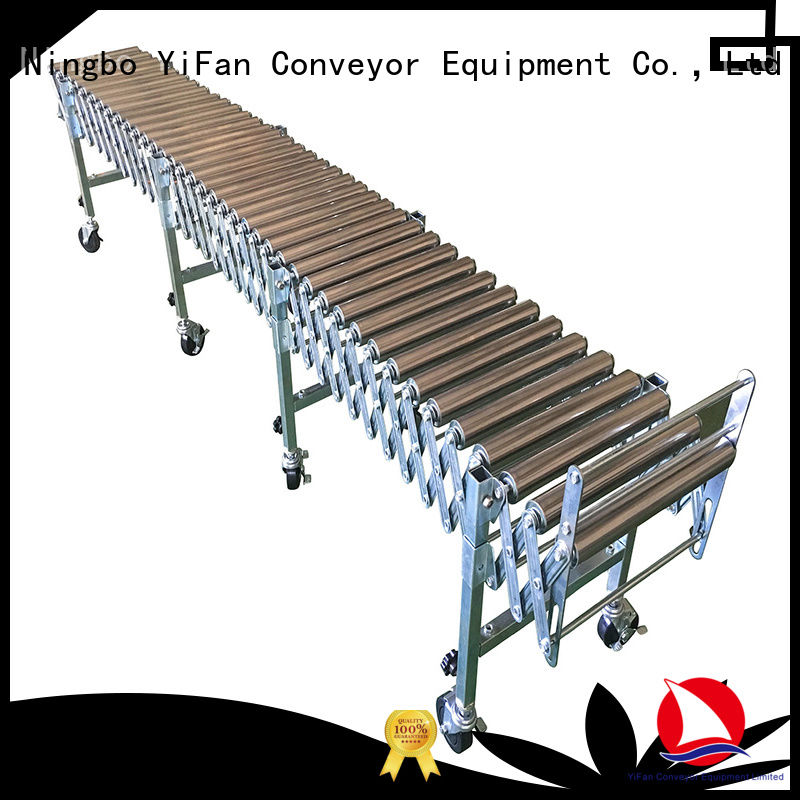 YiFan 5 star services roller conveyor system with good price for warehouse logistics