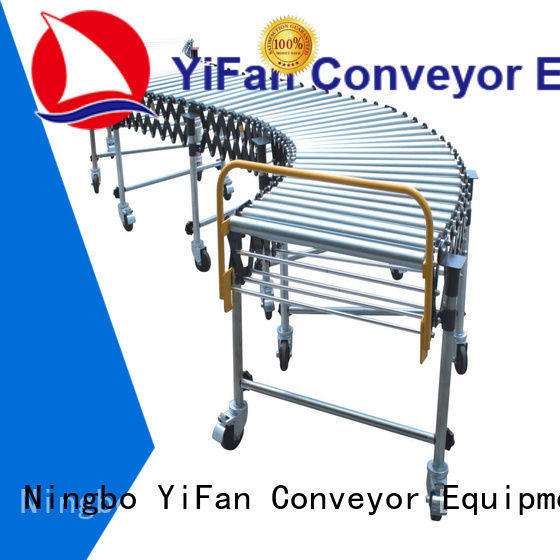 YiFan long-lasting durability flexible gravity roller conveyor factory price for warehouse logistics
