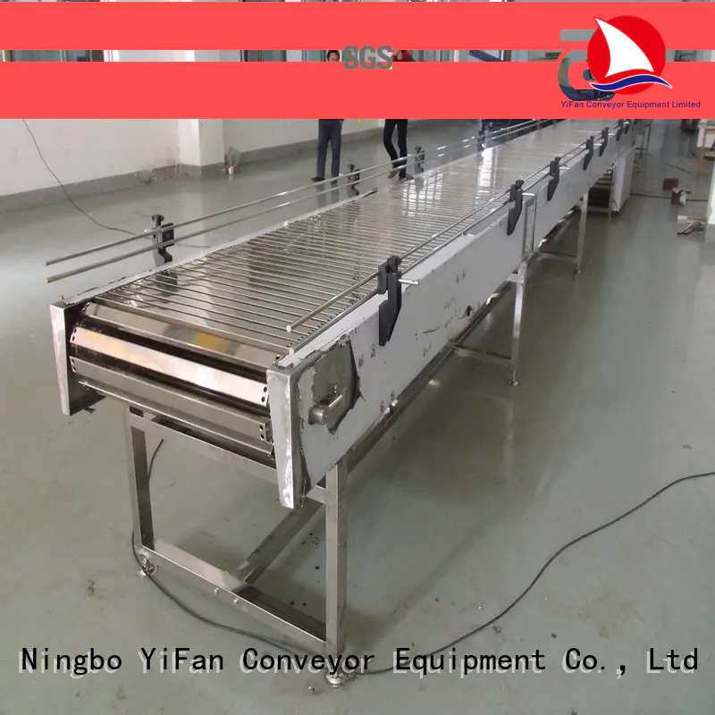 YiFan steel top chain conveyor online for beer industry